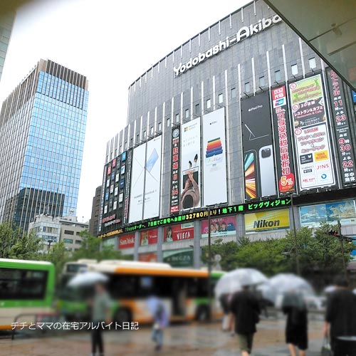 雨の秋葉原