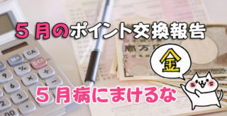 5月のポイント交換報告