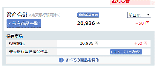 1月17日のNISAの損益