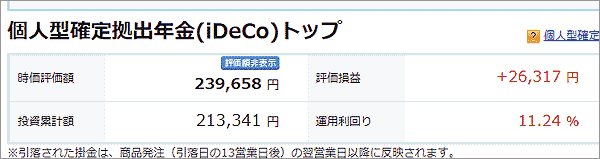 2月19日のiDeCo