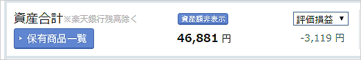 2020年4月21日のNISAの損益