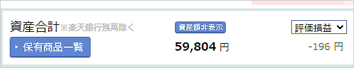 2020年5月28日のNISAの損益