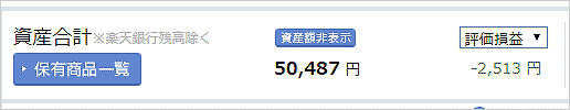 2020年5月3日のNISAの損益