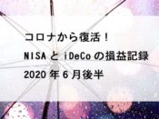 ころなから復活NISAとiDeCoの損益記録2020年6月後半