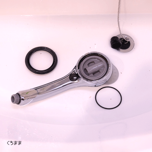 SANEIファインバブルシャワーヘッド掃除